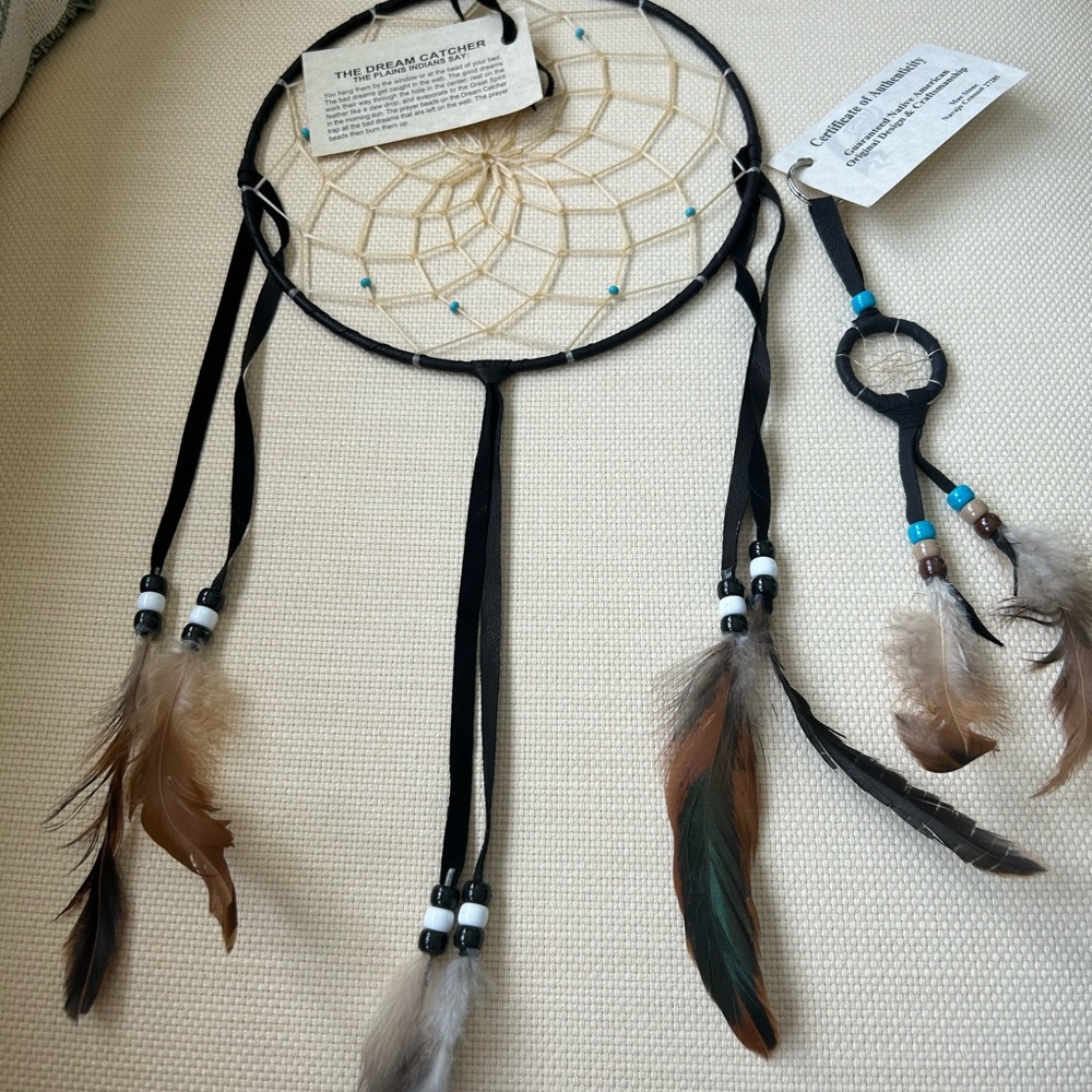Native American Dream Catcher set of two - handmade